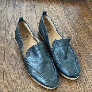 Susina Dark Leather Women's Loafers